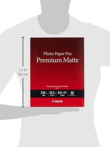 Canon PM-101 Photo Paper Pro Premium Matte (8.5 x 11", 50 Sheets)