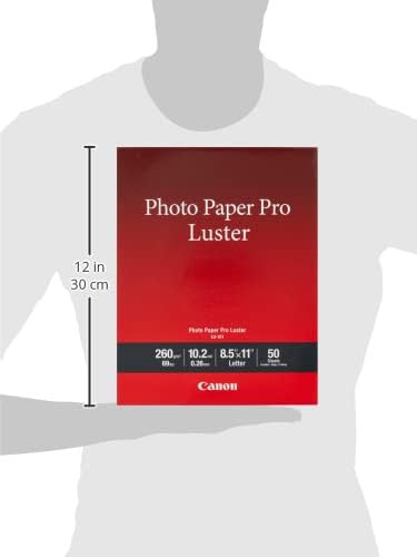 Canon (50) Luster Photo Paper Letter, 50 Sheets (LU-101 LTR)