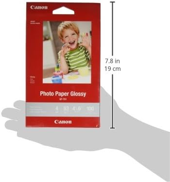 CanonInk Glossy Photo Paper 4"x 6" 100 Sheets (1433C001), Red