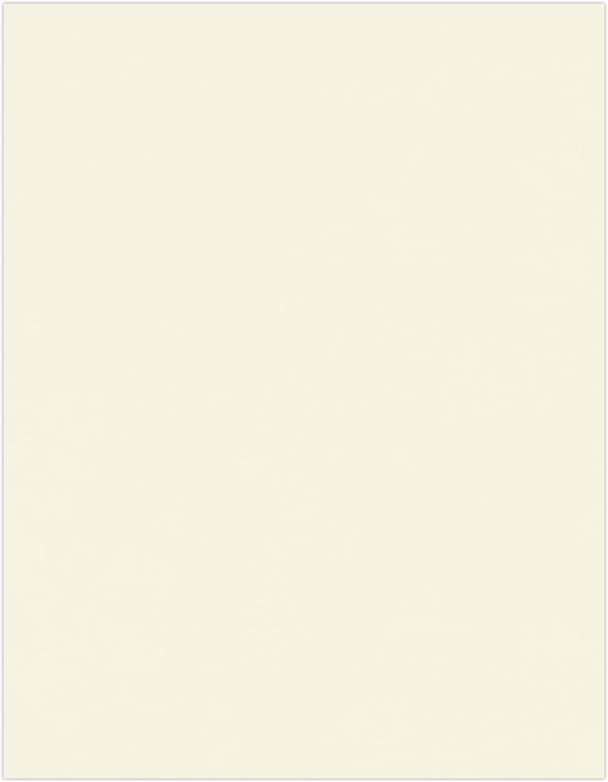LUXPaper 8.5" x 11" Classic Linen Paper | Letter Size | Natural White | 24lb Paper (70lb. Text) | 50 Qty