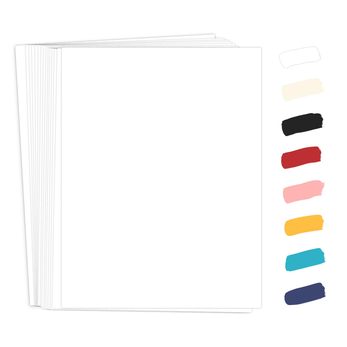 Goefun 50 Pack Cream Cardstock 8.5 x 11 Off White Card Stock 65lb