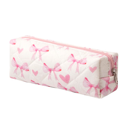 Pencil Case Pen Case Office College School Storage Bag Pouch Holder Box Organizer Makeup Pouch Cosmetic Bag Aesthetic Cute Pencil Case for Girls Boys Kids (S)