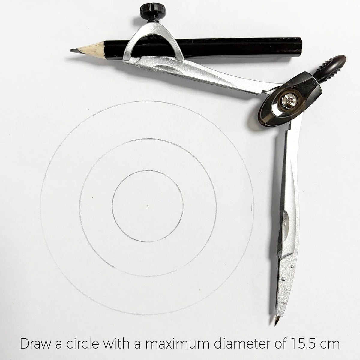 Protractor and Compass Set with Rulers,Compass Geometry Drawing Tool Set