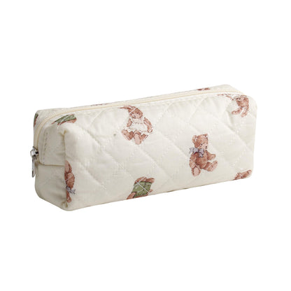 Pencil Case Pen Case Office College School Storage Bag Pouch Holder Box Organizer Makeup Pouch Cosmetic Bag Aesthetic Cute Pencil Case for Girls Boys Kids (S)