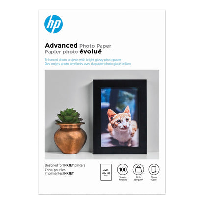 HP Advanced Photo Paper, Glossy, 8.5x11 in, 50 sheets (Q7853A)