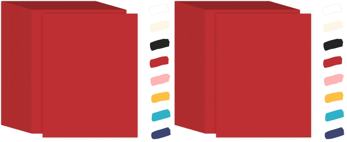 Goefun 100 Sheets Cream Cardstock 8.5 x 11 Off White Card Stock 65lb
