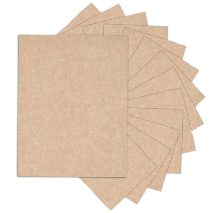 Goefun 90lb 24 Sheets Parchment Cardstock 8.5 x 11 Textured Printer Paper