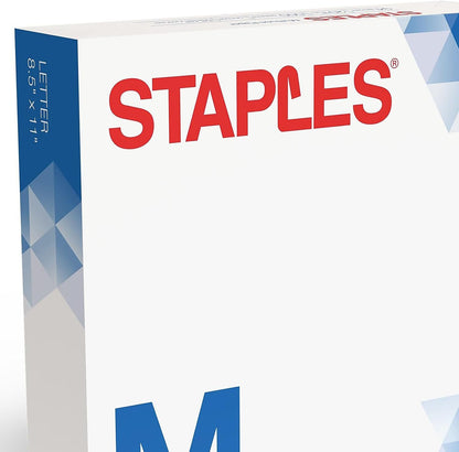 Staples Multiuse Copy Paper, 8.5x11 Inch, 20 lb., 94 Brightness, 5 Reams