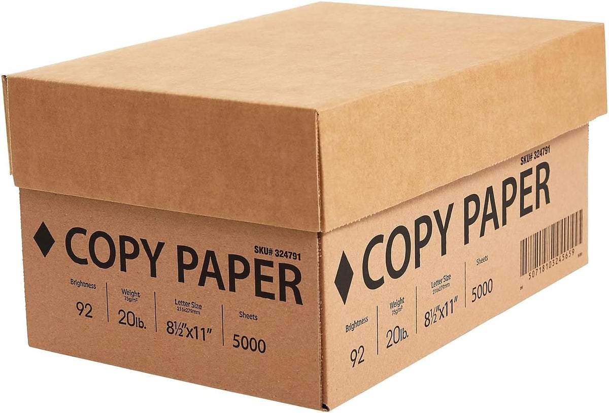 Staples Printer Paper, 8.5x11 Inch, 20lb, 92 Bright White, 10 Ream Carton