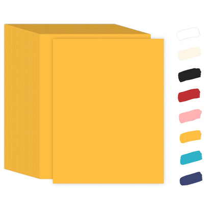 Goefun 100 Sheets Cream Cardstock 8.5 x 11 Off White Card Stock 65lb