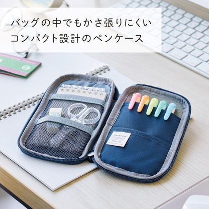 LIHITLAB Compact Pen Case, Water & Stain Repellent