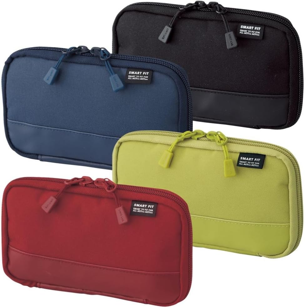 LIHITLAB Compact Pen Case, Water & Stain Repellent