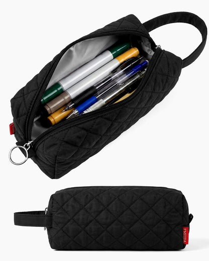 Fmeida Pencil Case Pouch Back to School Supplies Gift for Boys Girls Black