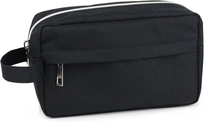 Fashion Stationery Black Pencil Case with Handle, Large Capacity