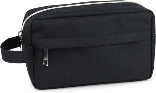 Fashion Stationery Black Pencil Case with Handle, Large Capacity
