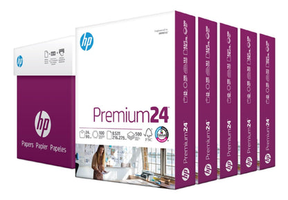 HP Paper Printer | 8.5 x 11 Paper | Premium 32 lb | 1 Ream - 500 Sheets | 100 Bright | Made in USA - FSC Certified | 113100R