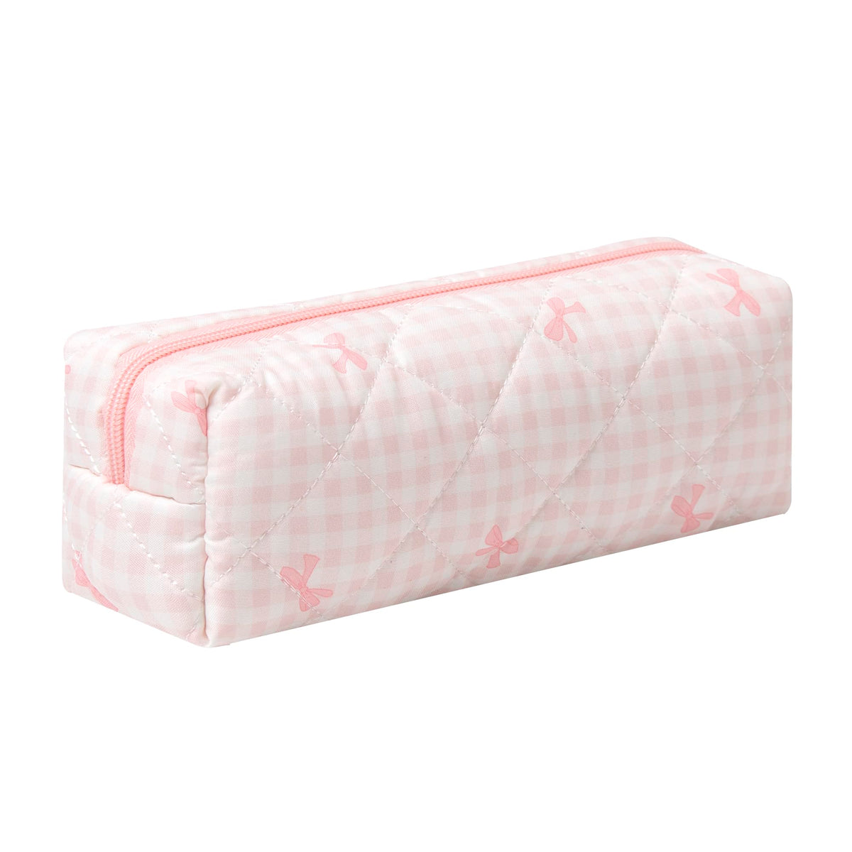 Pencil Case Office College School Storage Bag Pouch Holder Box Organizer Makeup Pouch Cosmetic Bag Aesthetic Cute Pen Case for Girls Boys Kids (Pink floral prints)