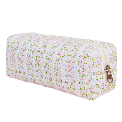 Pencil Case Aesthetic Pencil Pouch for Women Pencil Case Small (Striped blue)