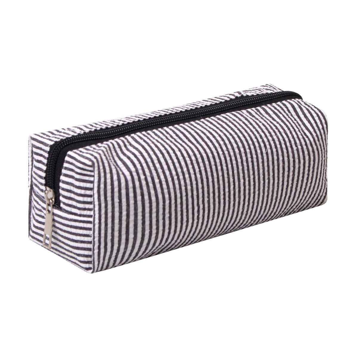 Cute Pencil Case Capacity Pencil Pouch Aesthetic Pen Bag Office Stationery Organizer Simple Sturdy Multifunctional Cosmetic Pouch (Navy blue)