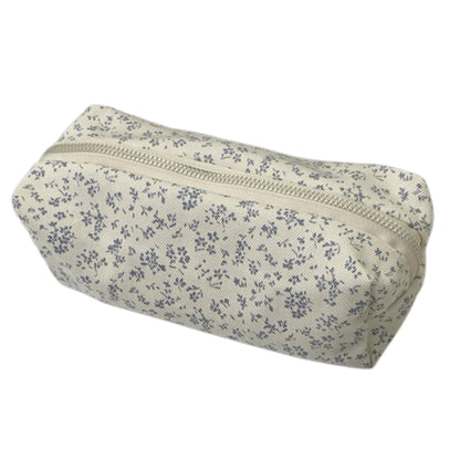 Pencil Case Aesthetic Pencil Pouch for Women Pencil Case Small (Striped blue)
