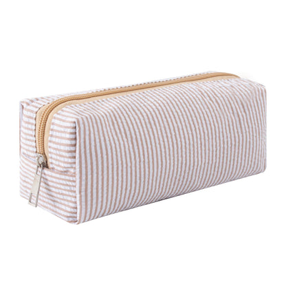 Cute Pencil Case Capacity Pencil Pouch Aesthetic Pen Bag Office Stationery Organizer Simple Sturdy Multifunctional Cosmetic Pouch (Navy blue)