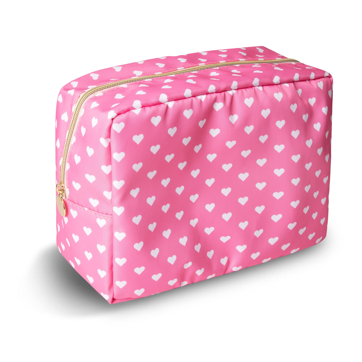 UIXIZQ Waterproof Small Pencil Case Makeup Bag for Purse,Cute Pencil Pouch Preppy Nylon Makeup Brush Holder with Zipper,Girls Portable Storage Case Small Pen Bag for Office(Slim-Black)