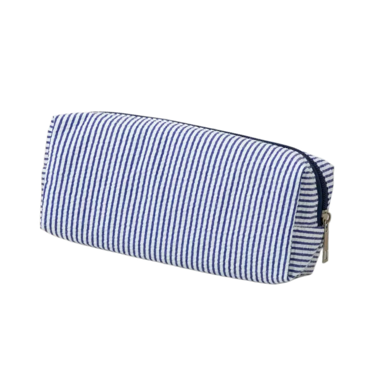 Pencil Case Aesthetic Pencil Pouch for Women Pencil Case Small (Striped blue)