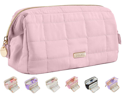 Sooez Large Pencil Case Pouch, Soft Pencil Bag with Zipper, Pen Bag