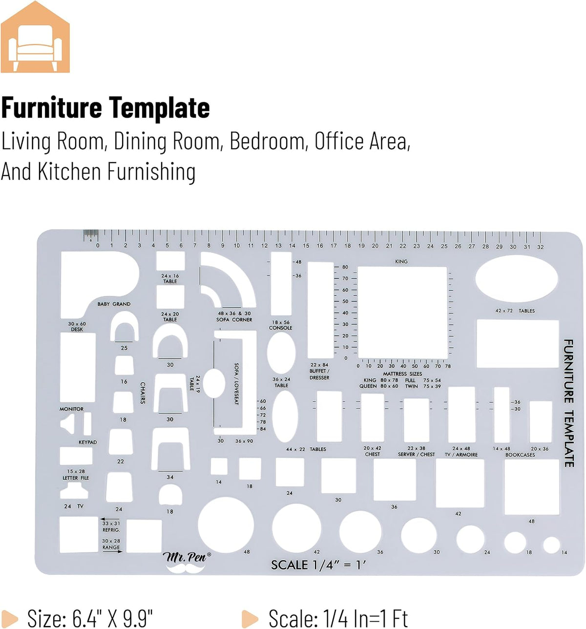 Mr. Pen- House Plan, 3 pcs, Interior Design and Furniture Templates