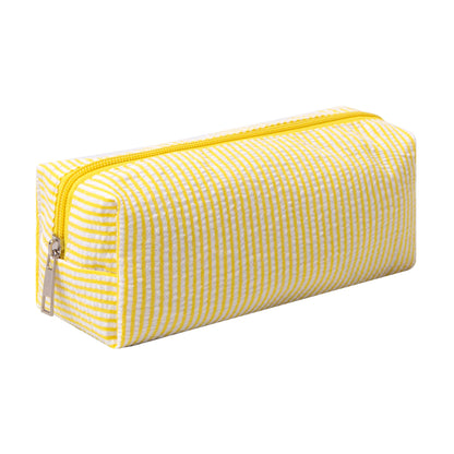 Cute Pencil Case Capacity Pencil Pouch Aesthetic Pen Bag Office Stationery Organizer Simple Sturdy Multifunctional Cosmetic Pouch (Navy blue)