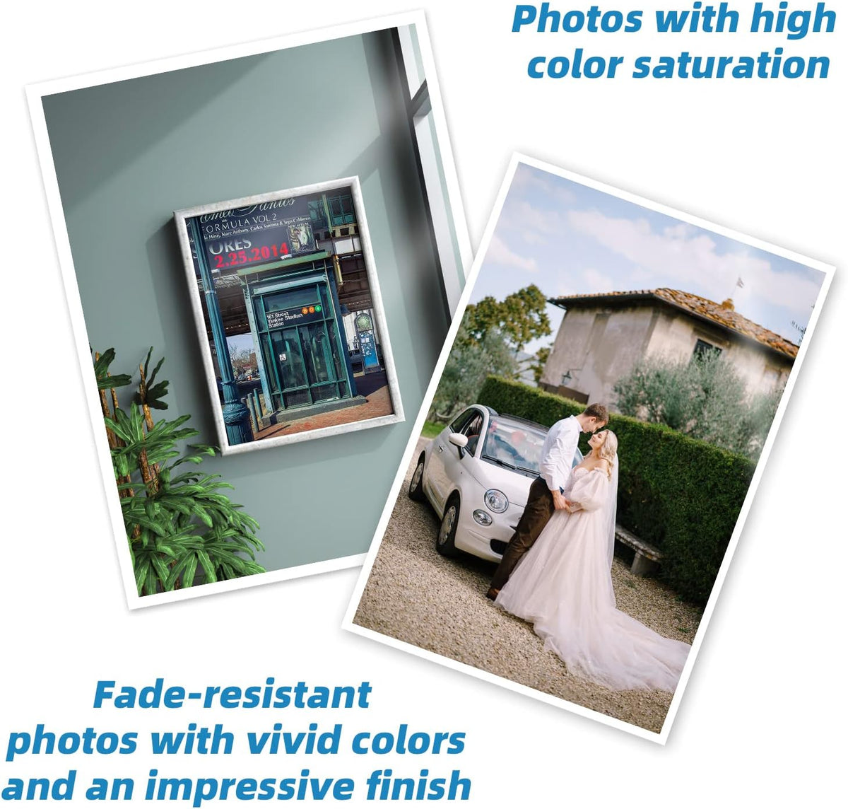 Uinkit Double-Sided Glossy Photo Paper, 8.5 x 11, 100 Sheets, 140gsm