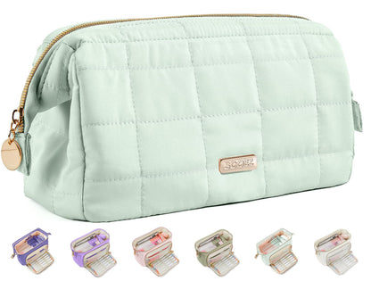 Sooez Large Pencil Case Pouch, Soft Pencil Bag with Zipper, Pen Bag