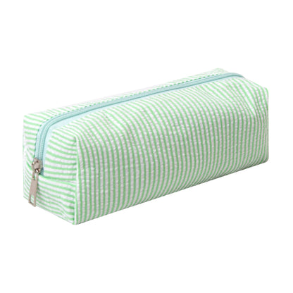 Cute Pencil Case Capacity Pencil Pouch Aesthetic Pen Bag Office Stationery Organizer Simple Sturdy Multifunctional Cosmetic Pouch (Navy blue)