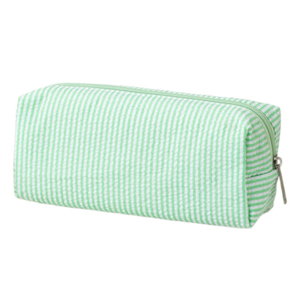 Pencil Case Aesthetic Pencil Pouch for Women Pencil Case Small (Striped blue)
