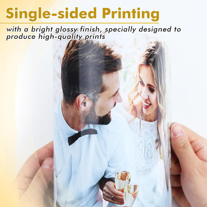 Koala Glossy Thin Inkjet Printer Paper 8.5x11 Inches 100 Sheets 36LB