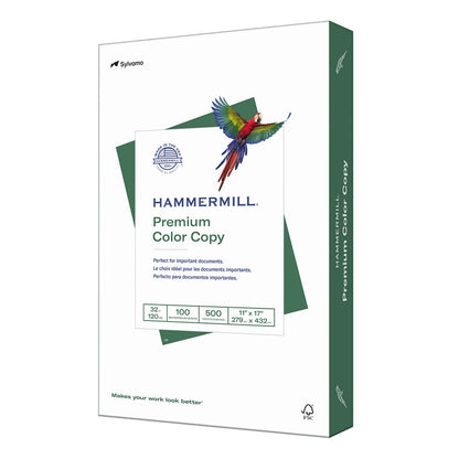 Hammermill Printer Paper, Premium Color 32 lb Copy Paper, 8.5 x 11-1 Ream (500 Sheets) - 100 Bright, Made in the USA, white (102630)