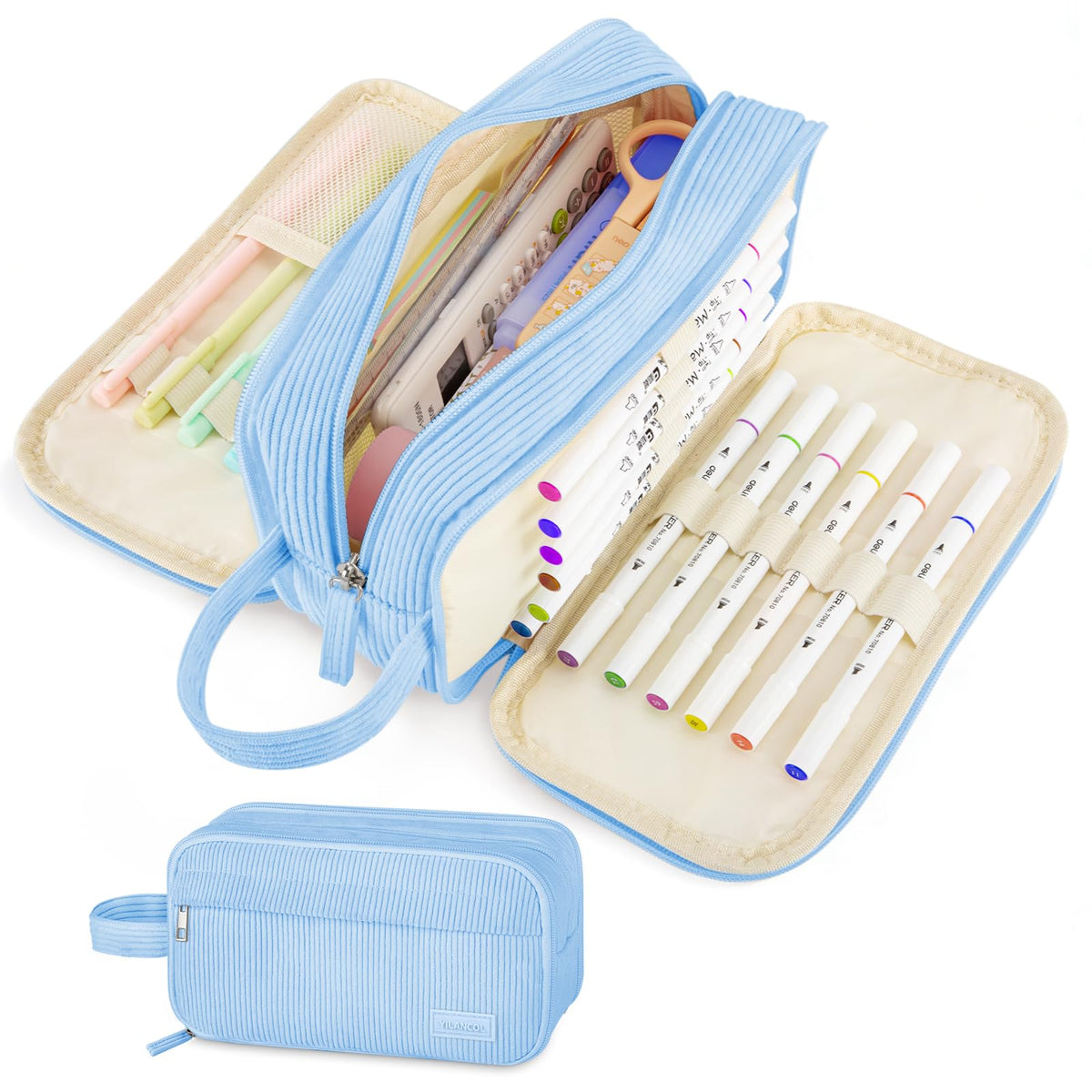 Cute Big Pencil Case Pouch Bag Strawberry for Teen Girls Boy Gift