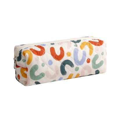Pencil Case Pen Case Office College School Storage Bag Pouch Holder Box Organizer Makeup Pouch Cosmetic Bag Aesthetic Cute Pencil Case for Girls Boys Kids (S)