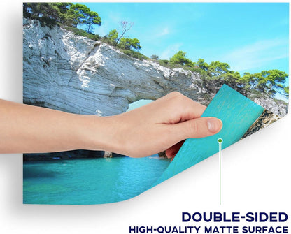 Double Sided Matte Photo Paper 8.5 x 11, Goefun 54LB Photo Paper 100 Sheets