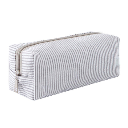 Cute Pencil Case Capacity Pencil Pouch Aesthetic Pen Bag Office Stationery Organizer Simple Sturdy Multifunctional Cosmetic Pouch (Navy blue)