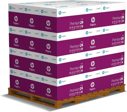 HP Paper Printer | 8.5 x 11 Paper | Premium 32 lb | 1 Ream - 500 Sheets | 100 Bright | Made in USA - FSC Certified | 113100R