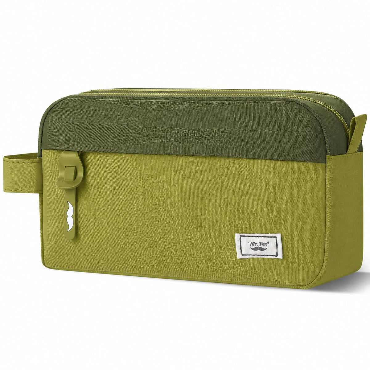 Mr. Pen- High Capacity Pencil Case, Large Pencil Pouch with 3 Compartments and 2 Pockets, Large Pencil Bag with Smooth Zipper, Cute Pencil Case Pouch Organizer, School Supplies for Teens
