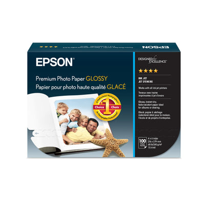 Epson Premium Photo Paper Glossy 8.5x11 50 sheets S041667