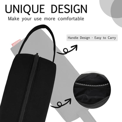 Fmeida Pencil Case Pouch Back to School Supplies Gift for Boys Girls Black
