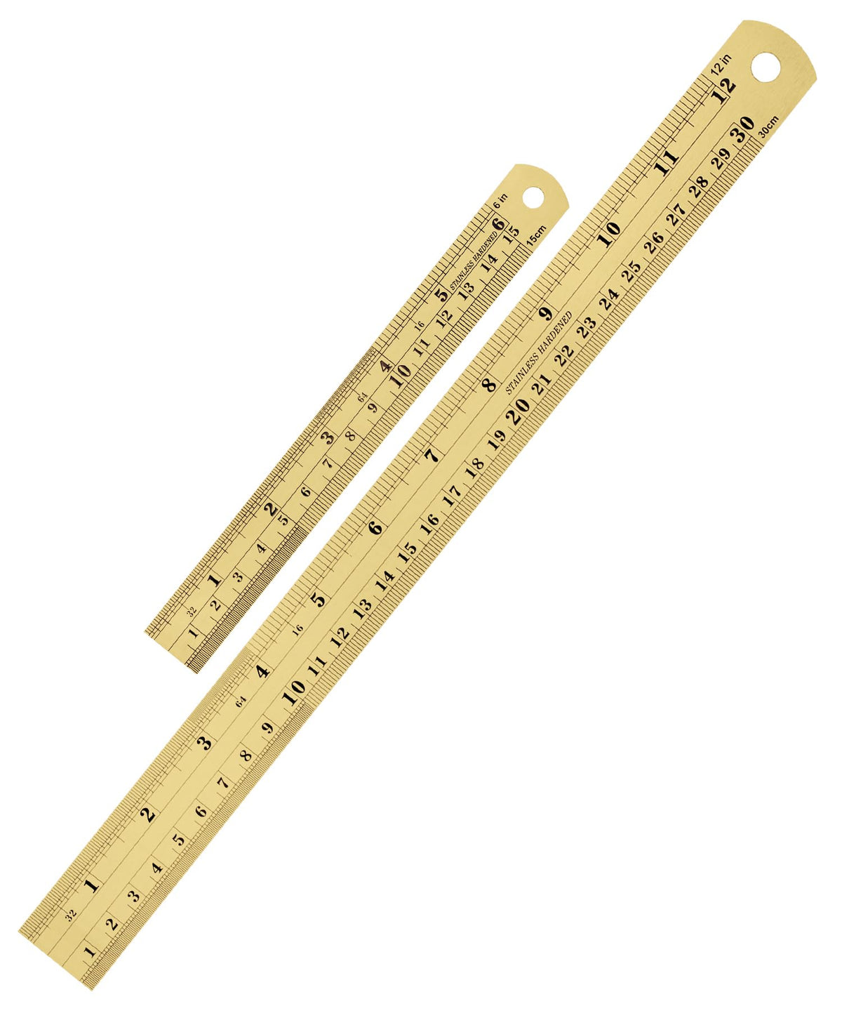 Mr. Pen- Metal Straight Edge Ruler, 6 pcs, 6", 8", 10", 12", 14", 16"
