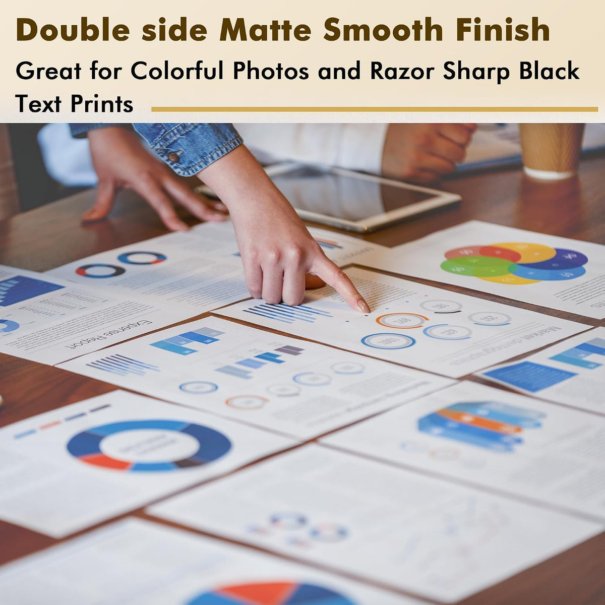 Koala Double Sided Matte Photo Paper 8.5X11 Inch 48LB 100 Sheets