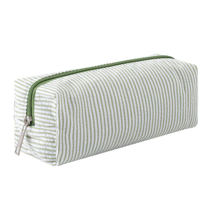 Cute Pencil Case Capacity Pencil Pouch Aesthetic Pen Bag Office Stationery Organizer Simple Sturdy Multifunctional Cosmetic Pouch (Navy blue)
