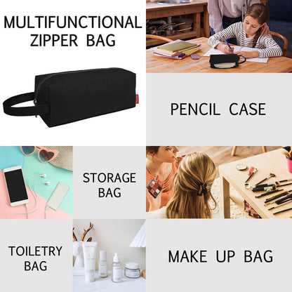 Fmeida Pencil Case Pouch Back to School Supplies Gift for Boys Girls Black
