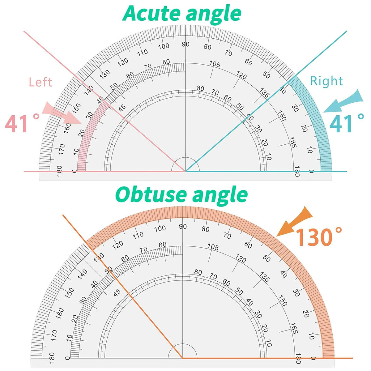 Akuoly Professional Geometry Compass Set, Starter Compass Set Includes 2 Drafting Compasses, Protractor, 2 Set Squares, Ruler in Storage Box, Back-to-School Math Supplies for Students, Black