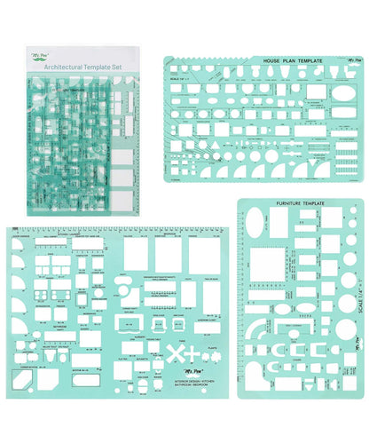 Mr. Pen- House Plan, 3 pcs, Interior Design and Furniture Templates